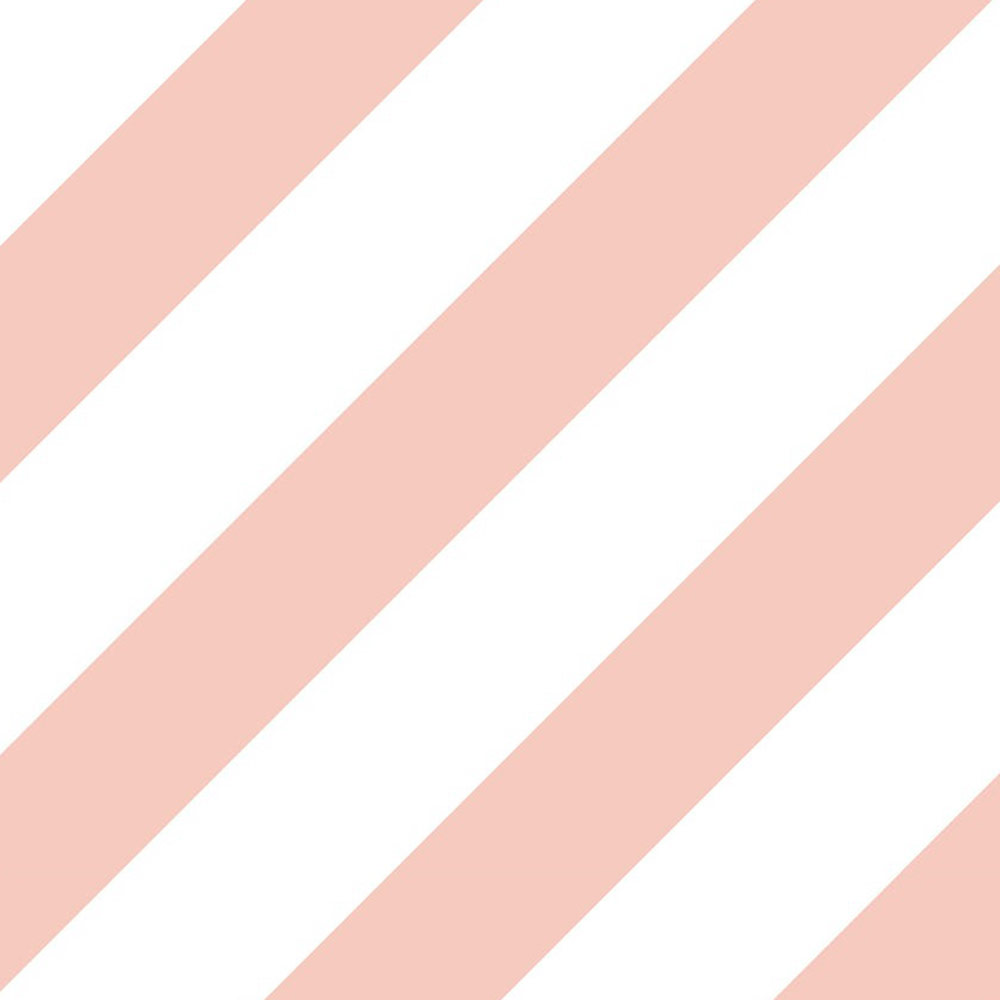 Bobbi Beck Eco Luxury Diagonal Ice Cream Stripe Pastel Peach Wallpaper Image