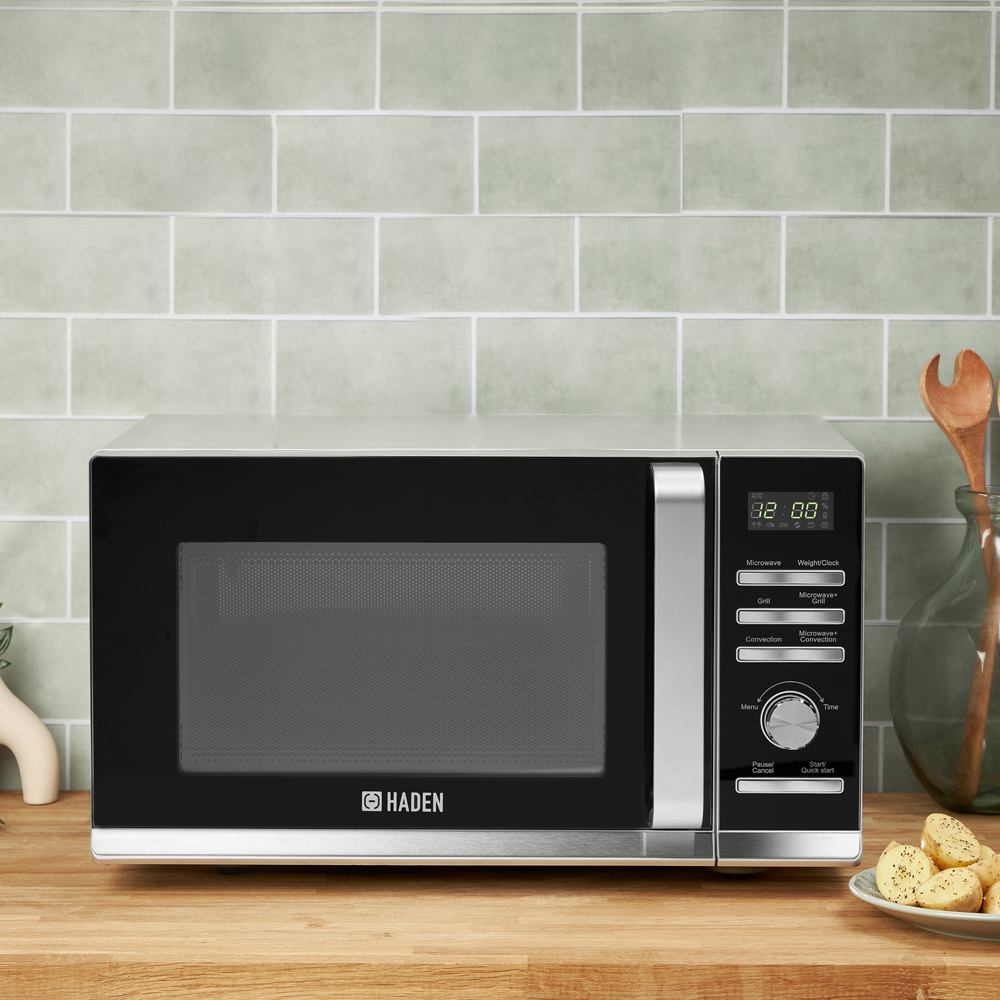 Haden 25L Silver Combi Microwave Image 2