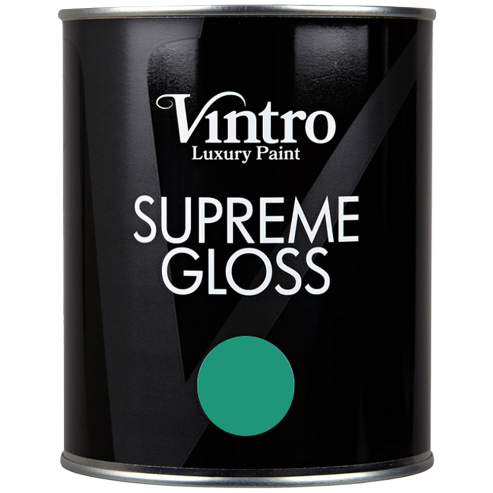 Vintro Paint Walls and Ceilings Esmeralde Gloss Paint 1L Image 2