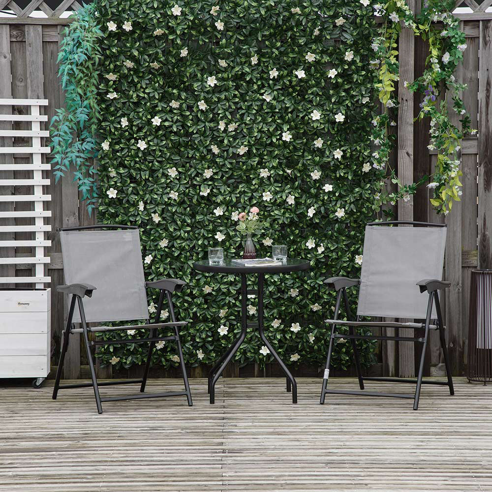 Outsunny Bistro Table Round Dining Table Image 3