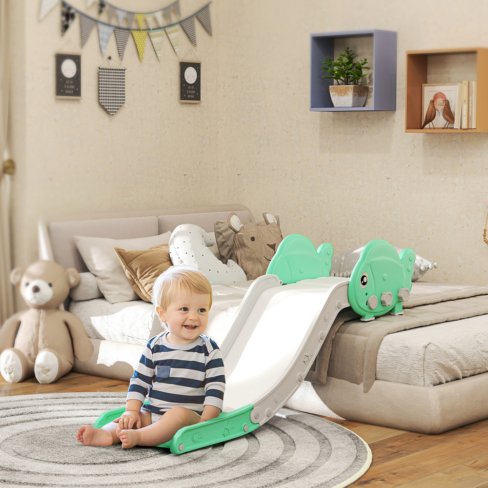Tommy Toys AIYAPLAY Kids Green Extended Sofa and Bed Slide Image 2