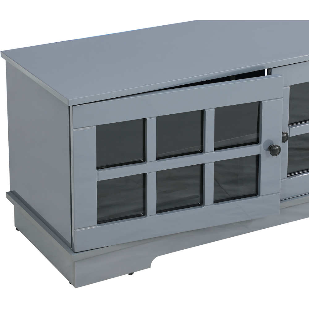 MDA Designs Hamilton 2 Door Grey TV Unit Image 7