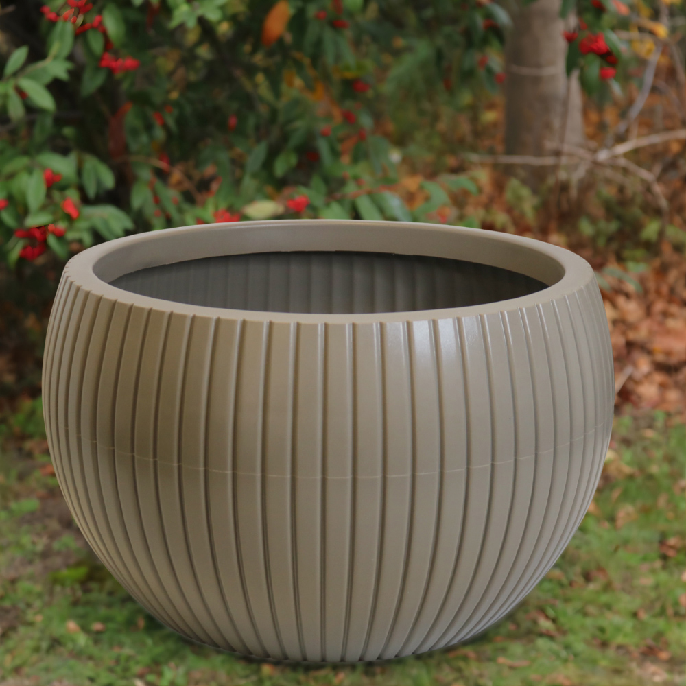 Trifibre Windsor Clay Roto Moulded Planter 50 x 83cm Image 2