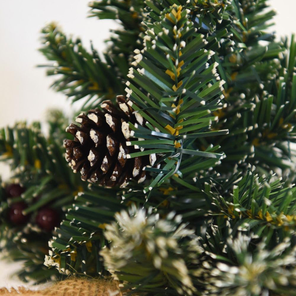 Thompson and Morgan Gift Derby Table Top Xmas Tree 30cm 2 Pack Image 3