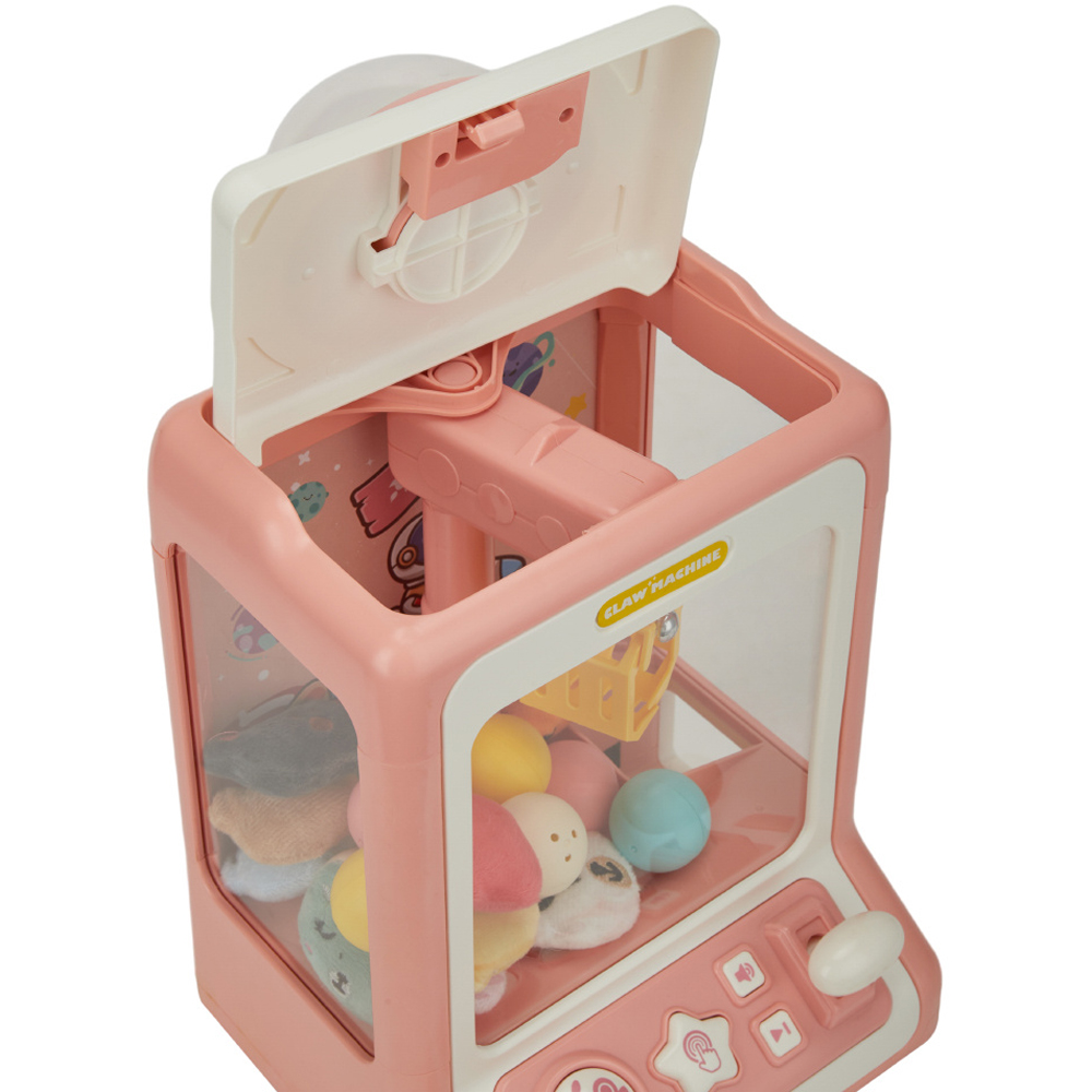 Living and Home Pink Household Mini Clip Doll Claw Machine Image 2
