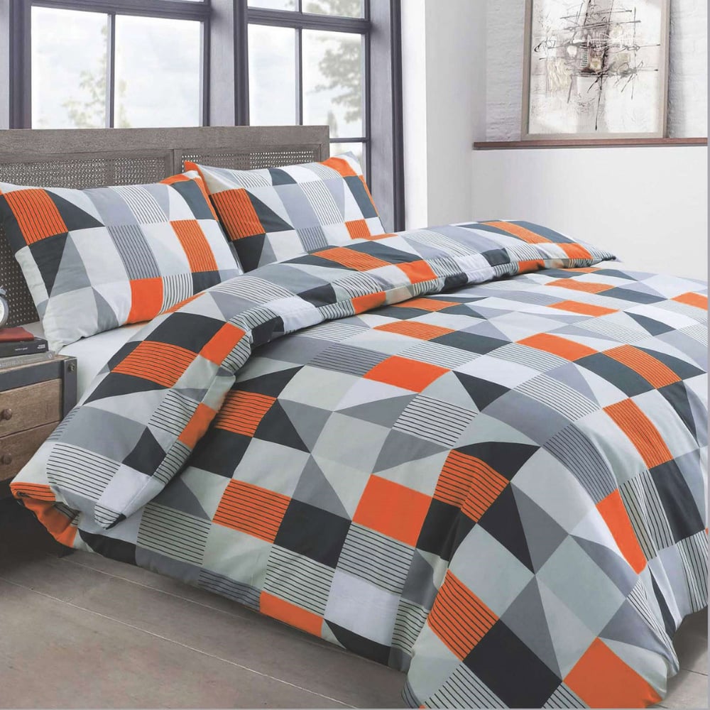 Velosso Jazz King Size Orange Duvet Set Image 1