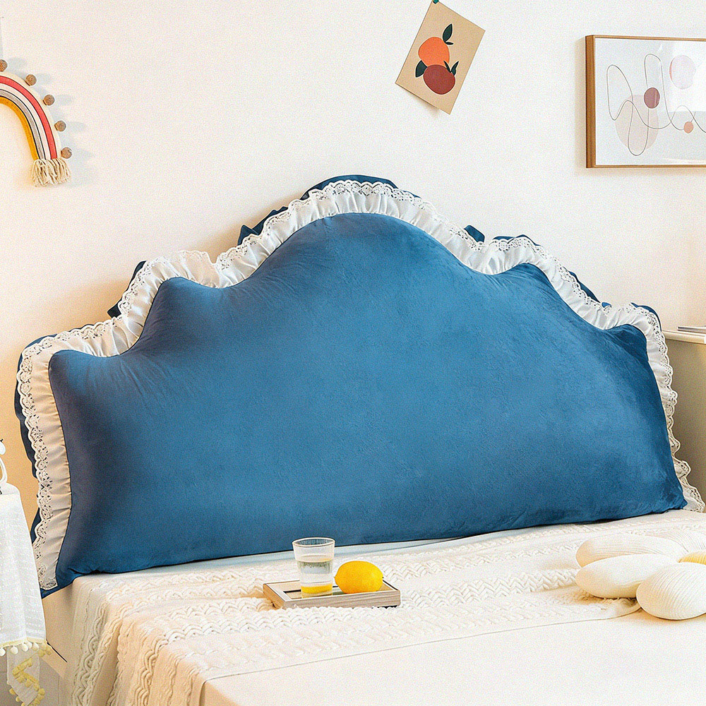 Living and Home Blue Cloud Shaped Soft Headboard Pillow 75 x 180cm Image 6