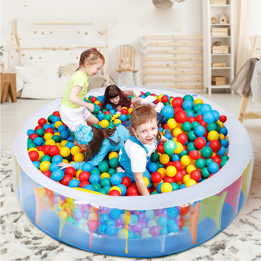 Living and Home Inflatable PVC Swimming Pool 190 x 190 x 50cm Image 2