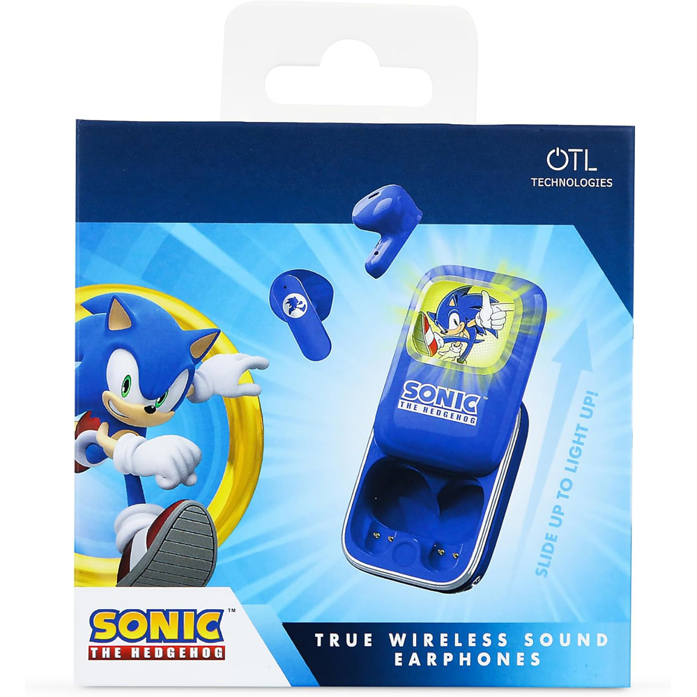 OTL Sonic The Hedgehog Slide Open TWS Earphones Image 4