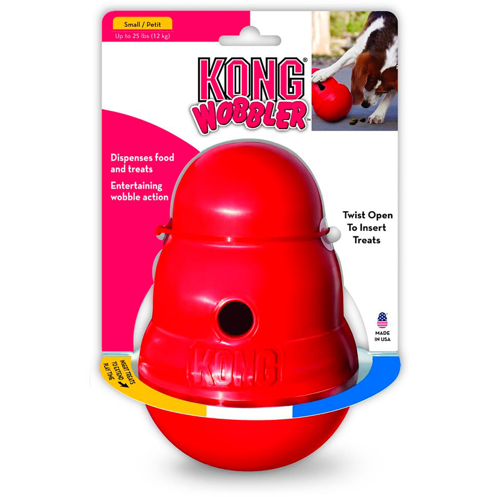 Kong Wobbler Dog Toy - Red Image 1