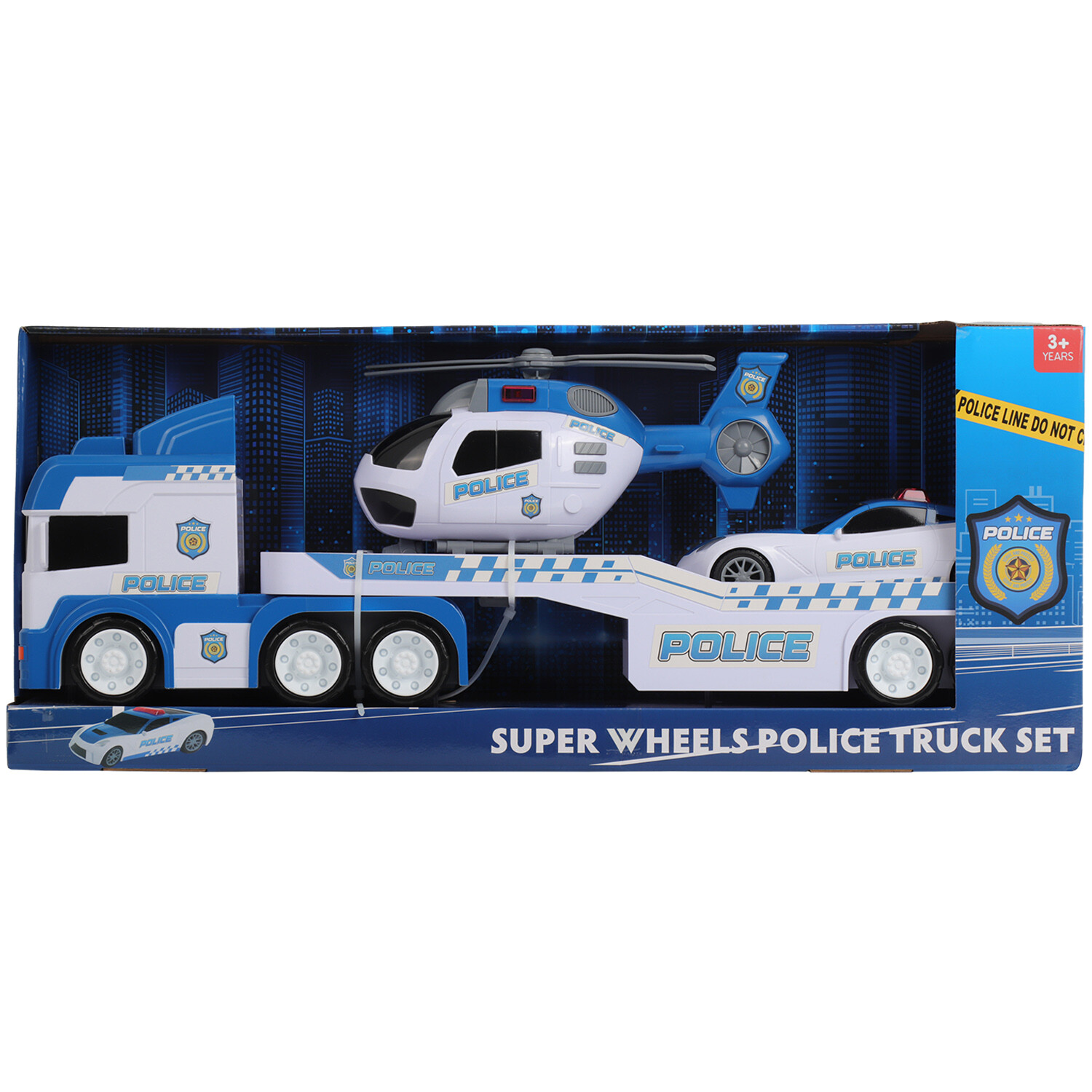 Super Wheels Police Truck Set - Multicolour Image 1