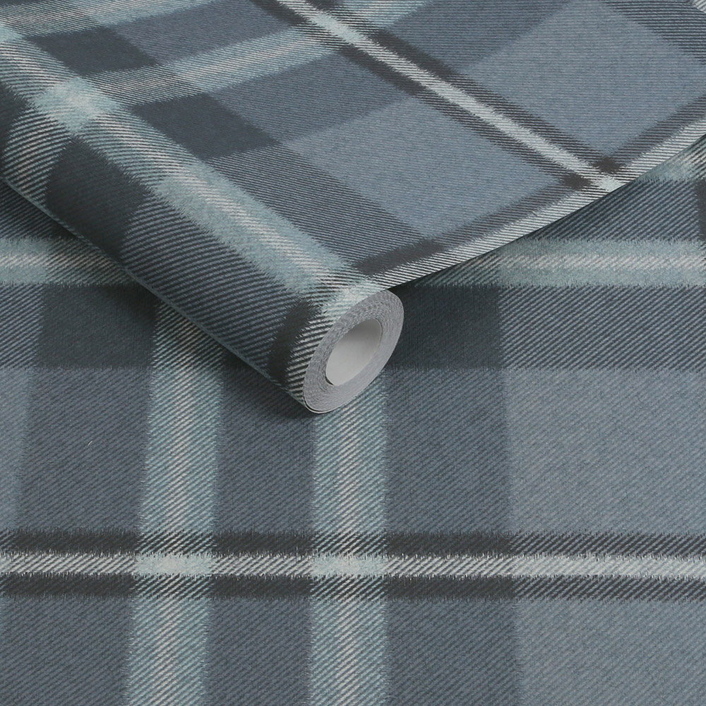 Superfresco Easy Eildon Weave Archival Blue Wallpaper Image 2