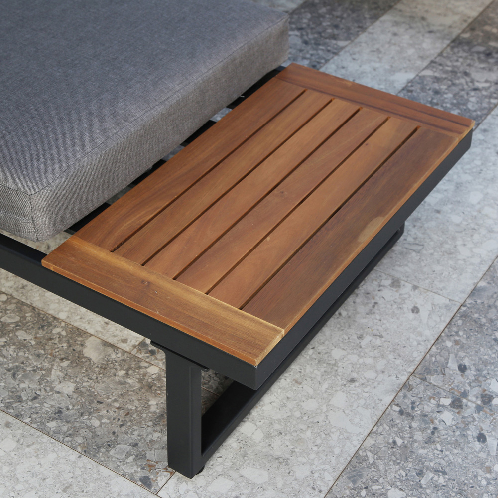 Home Garden Direct Demeter 6 Seater Grey Modular Garden Sofa Image 6