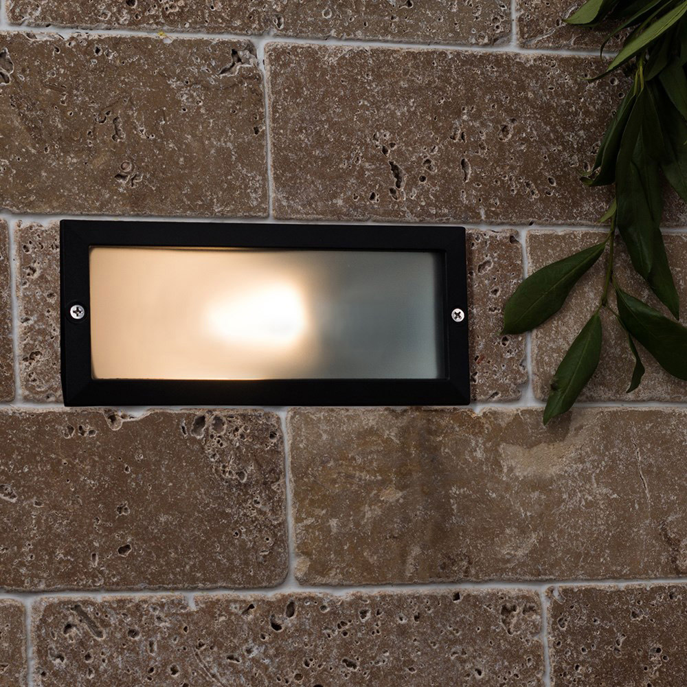 ValueLights Thornton Black Brick Light Image 2