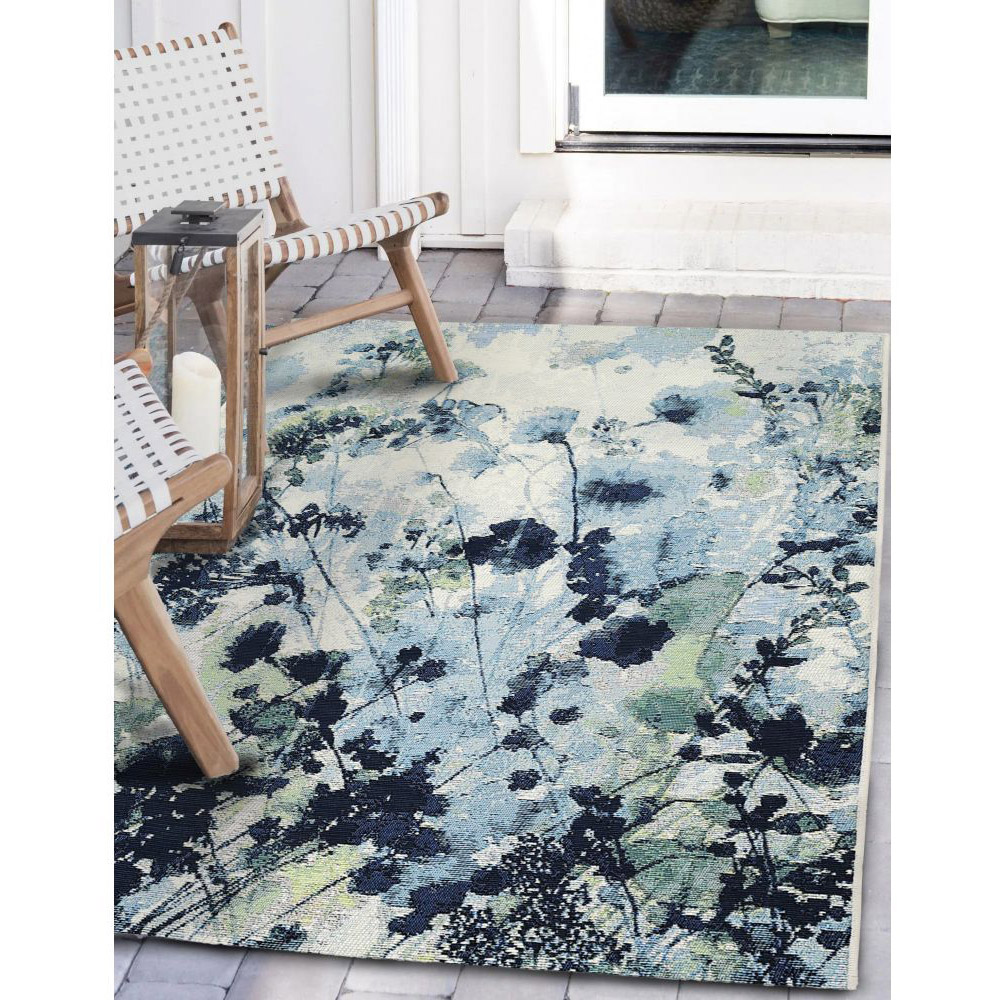 Homemaker Tropico Watercolour Indoor and Outdoor Rug 120 x 170cm Image 5