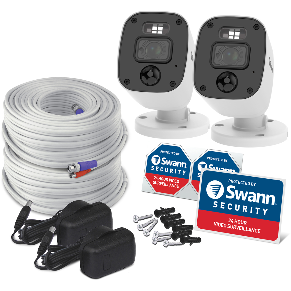 Swann 2K Wired DVR CCTV Bullet Camera Kit 2 Pack Image 4