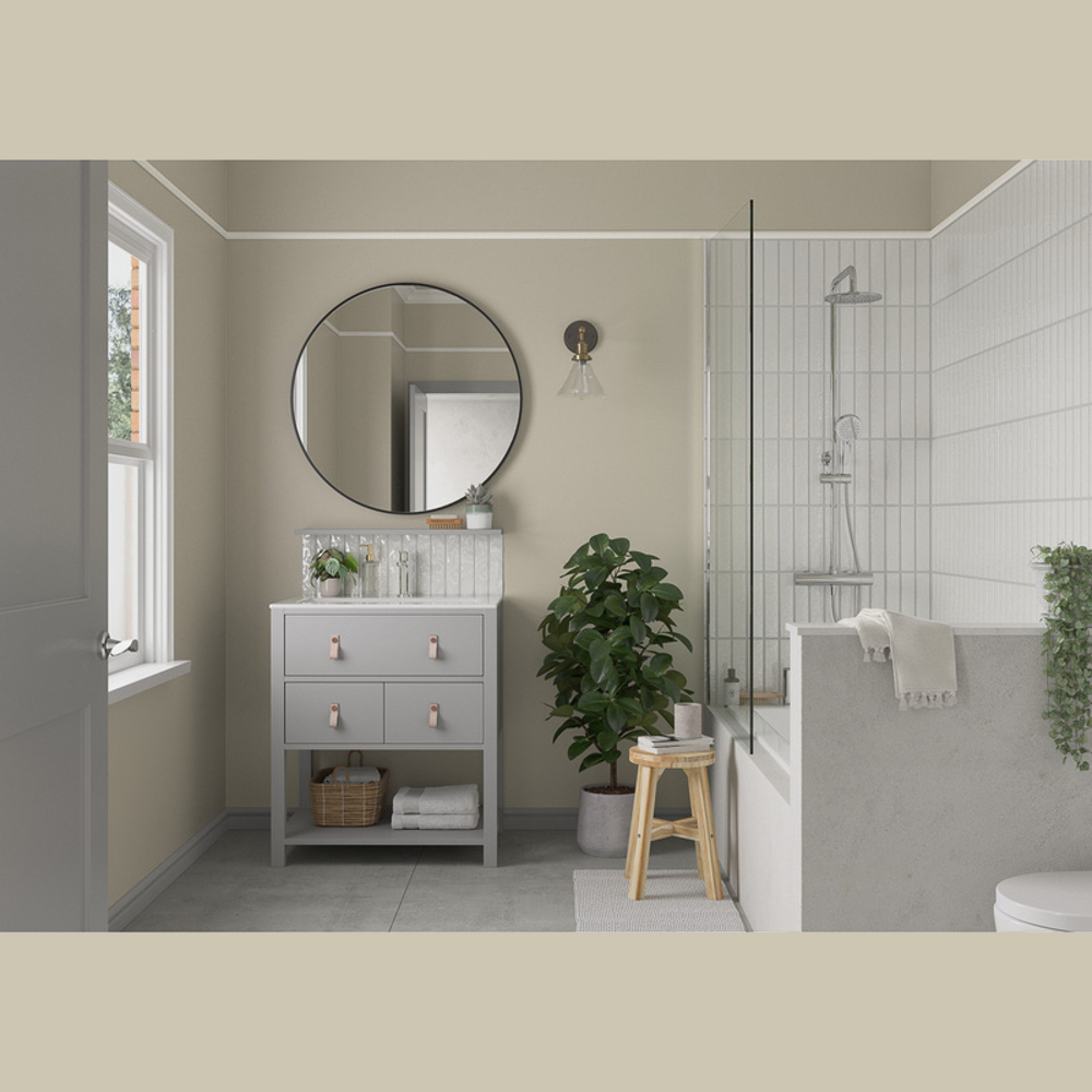 Dulux Trade Mossy Stone Walls and Ceilings Diamond Matt Paint 2.5L Image 4