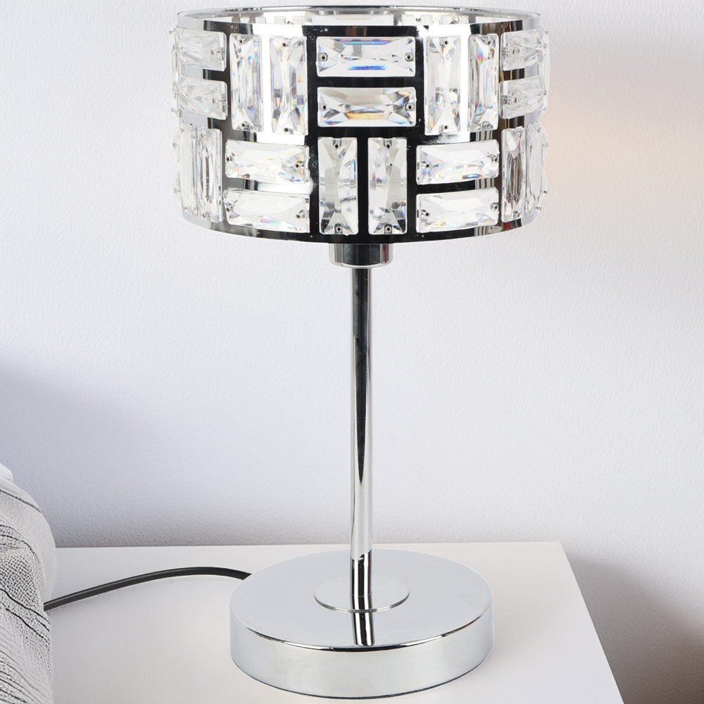 Tillie Table Lamp Chrome Image 6