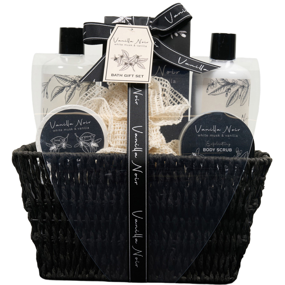 Vanilla Noir Bath Basket Set Image 2