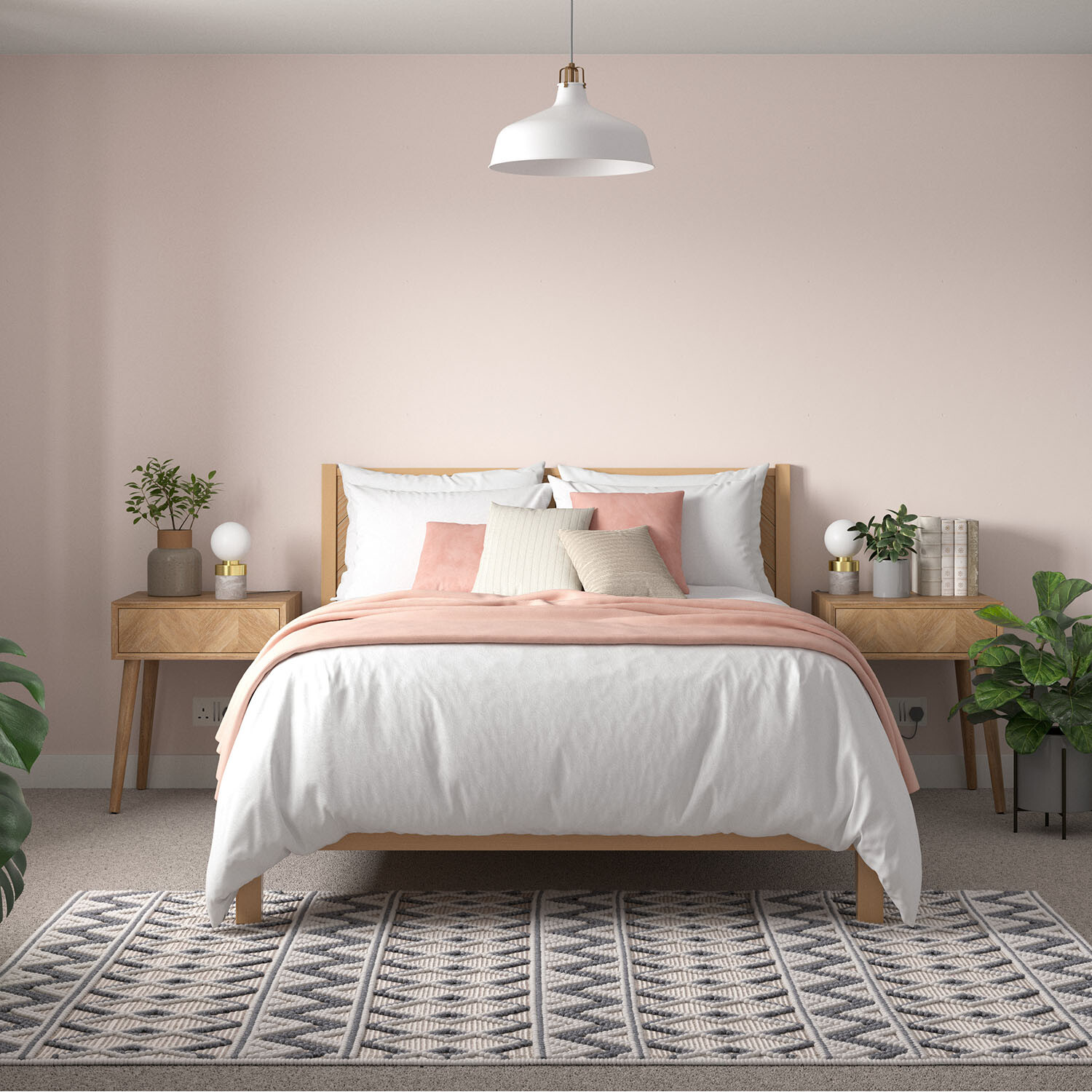 Dulux Walls and Ceilings Silk Emulsion Paint - Blush Pink Image 9