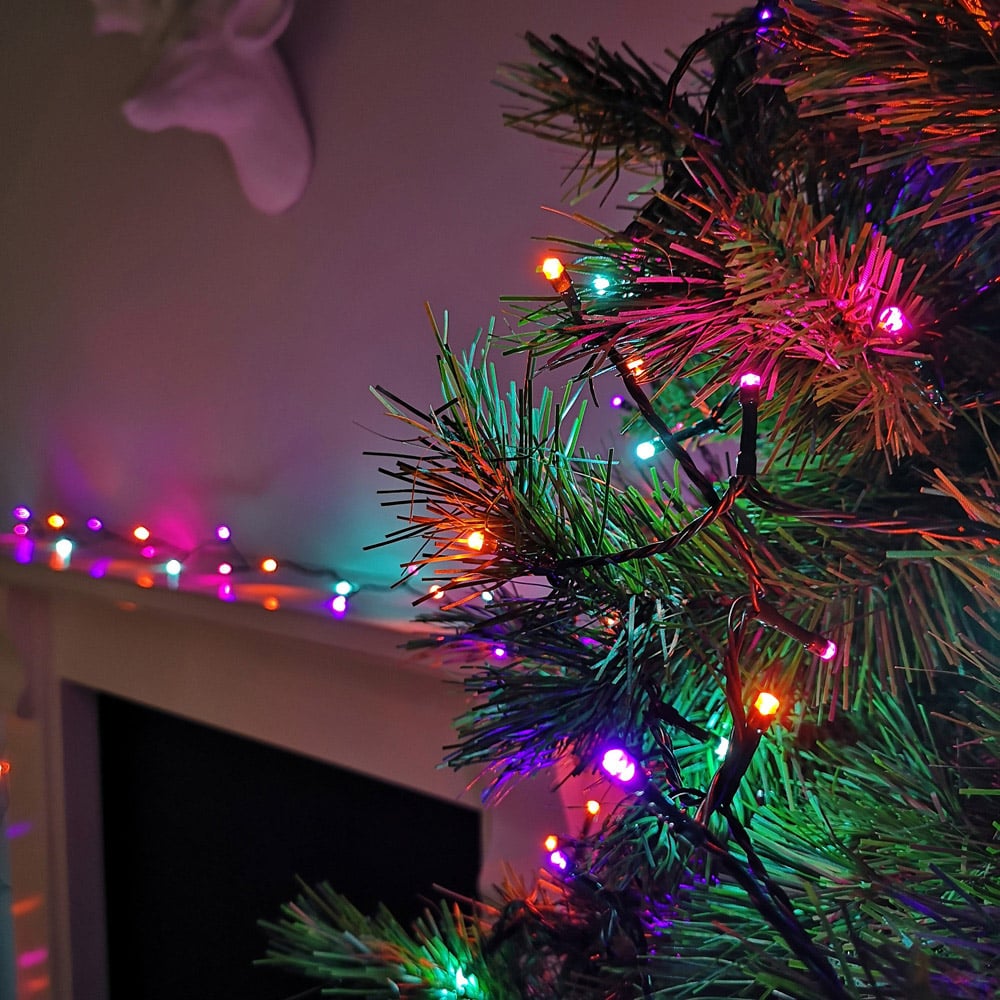 Premier SupaBrights 480 Rainbow LED Multi-Function Christmas String ...