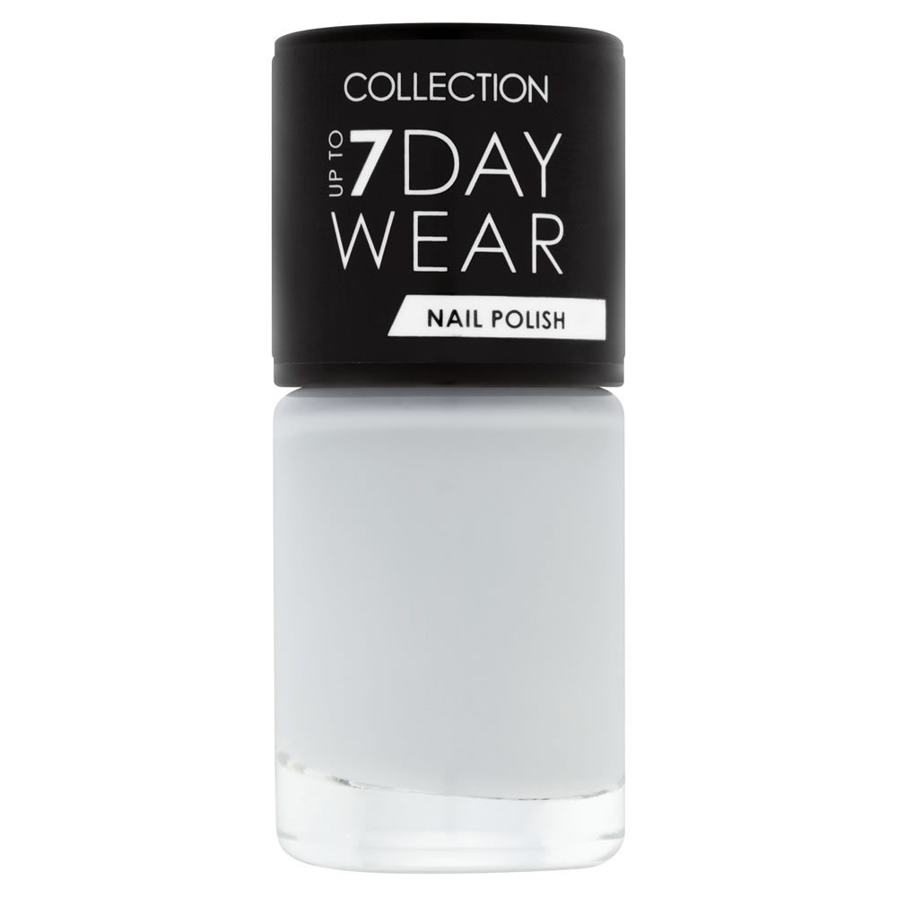 Collection 7 Day Wear Nail Polish Pebble Grey 8ml Image 1