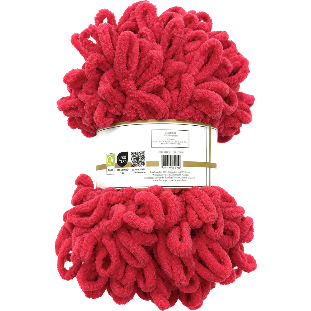 Loop Yarn Maroon Image 2