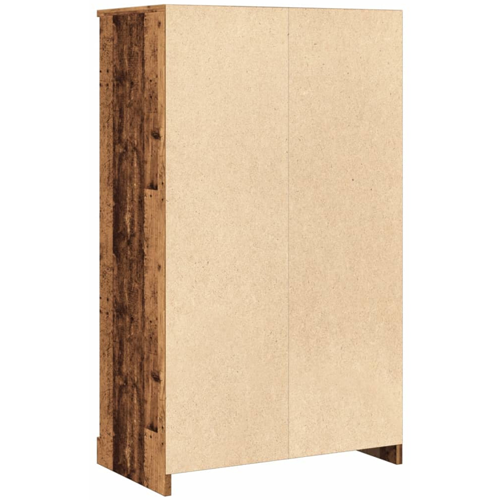 vidaXL 2 Door 2 Shelf Old Wood Highboard Image 7