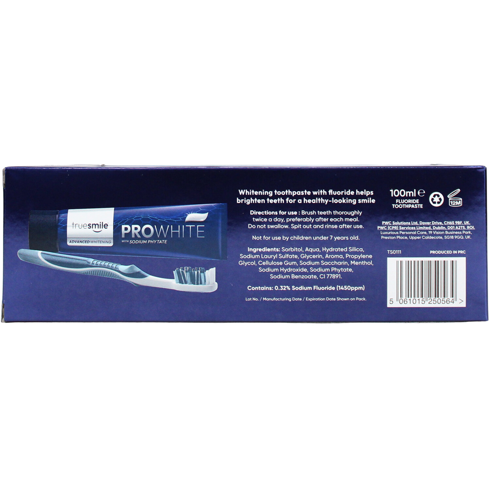 TrueSmile Advanced Whitening ProWhite Toothpaste with Toothbrush Image 2