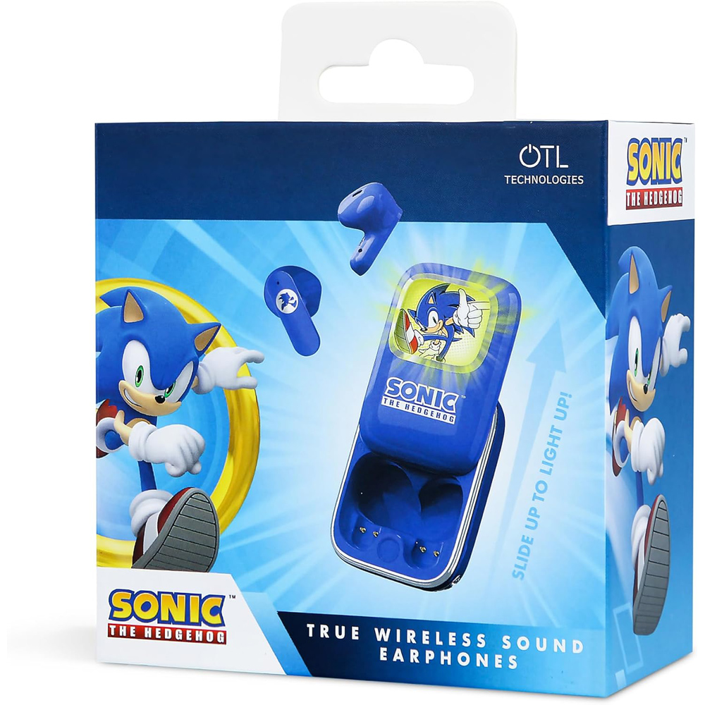 OTL Sonic The Hedgehog Slide Open TWS Earphones Image 5