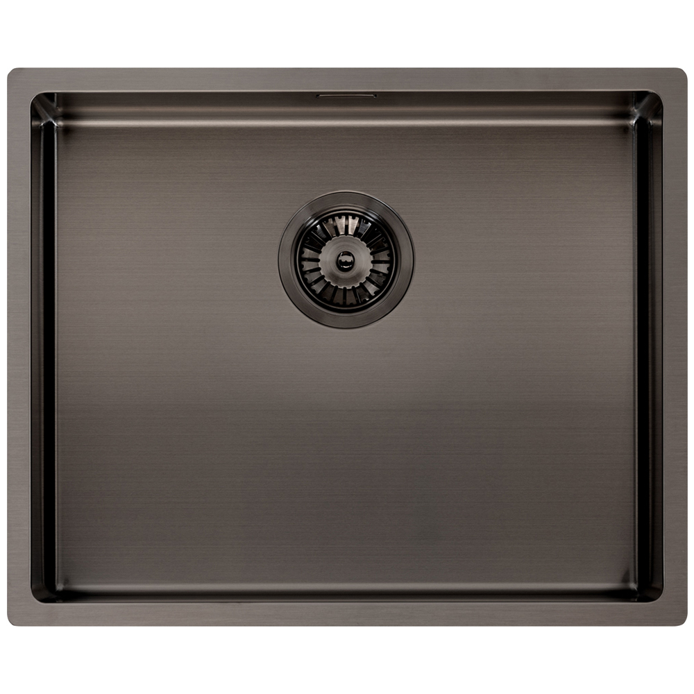 Reginox Miami Gunmetal Square Sink 500 x 400mm Image 1
