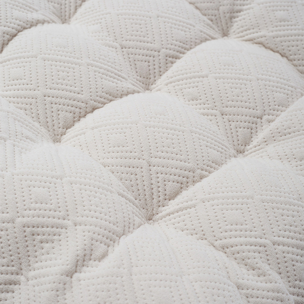 Living and Home White Square Dining Chair Cushion with Pom Poms 40 x 40cm Image 3