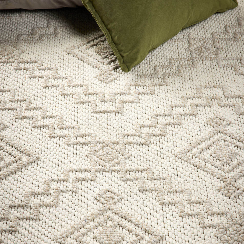 Origins Atlas Diamond Cream Rug 200 x 290cm Image 5