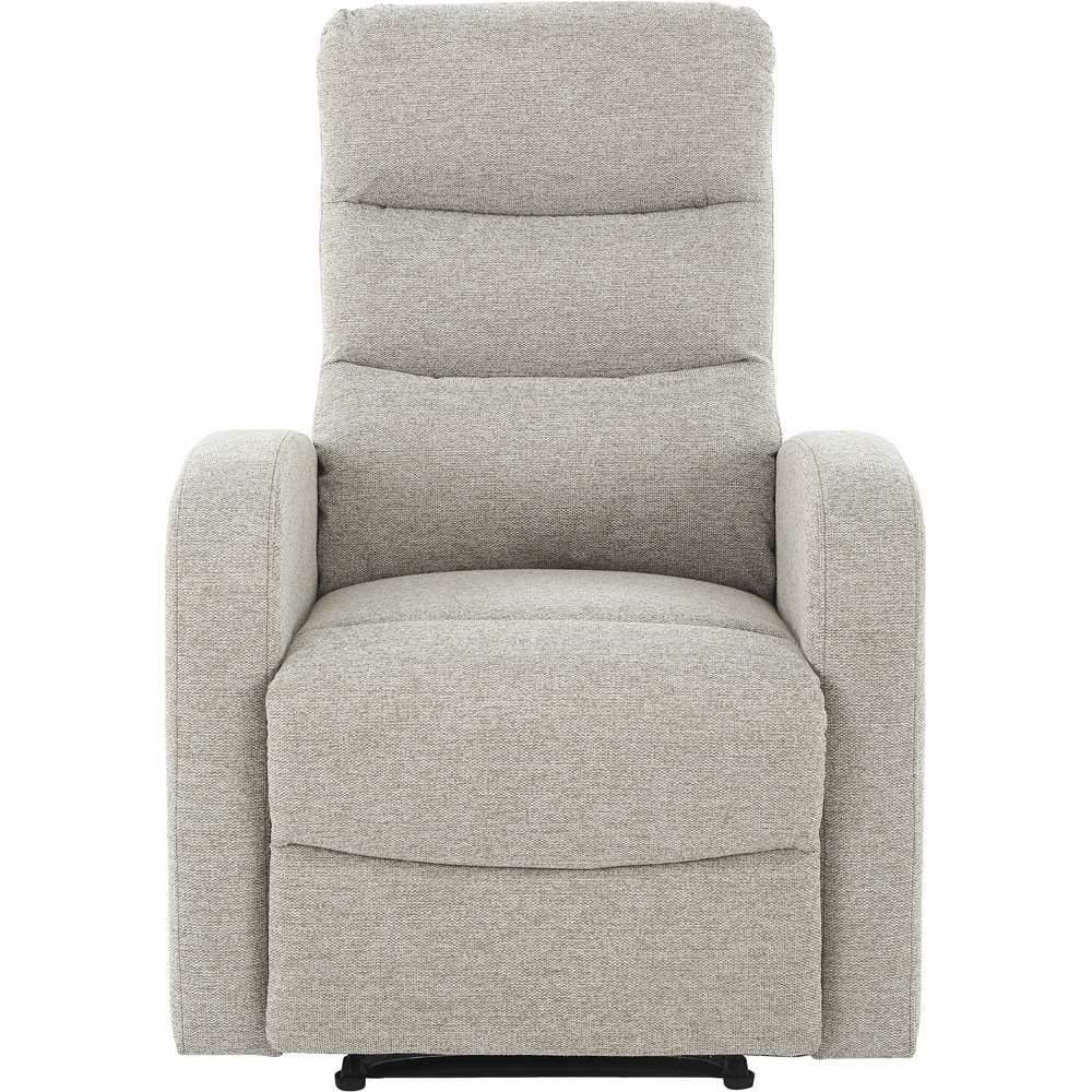 Loft24 Rena Natural Fabric Manual Recliner Armchair Image 3