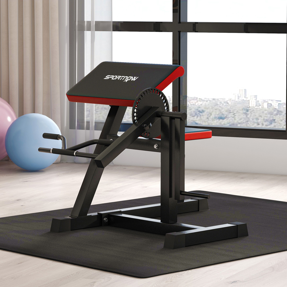 SPORTNOW Adjustable Preacher Curl Bench with Elbow Cushion Image 2