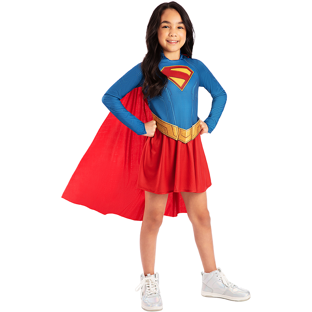 Supergirl Kids Costume 9-10 Years Image 5
