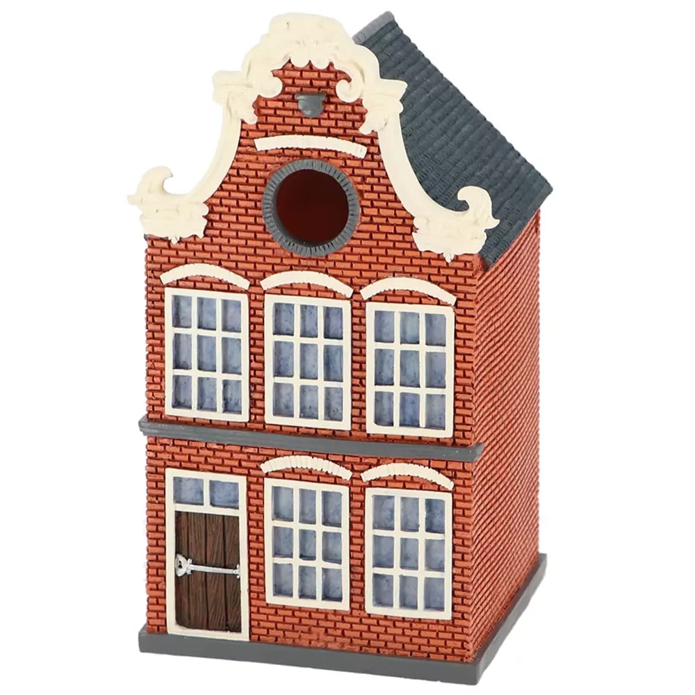Single Fallen Fruits Dutch Canal Themed Bird House in Assorted styles Image 1