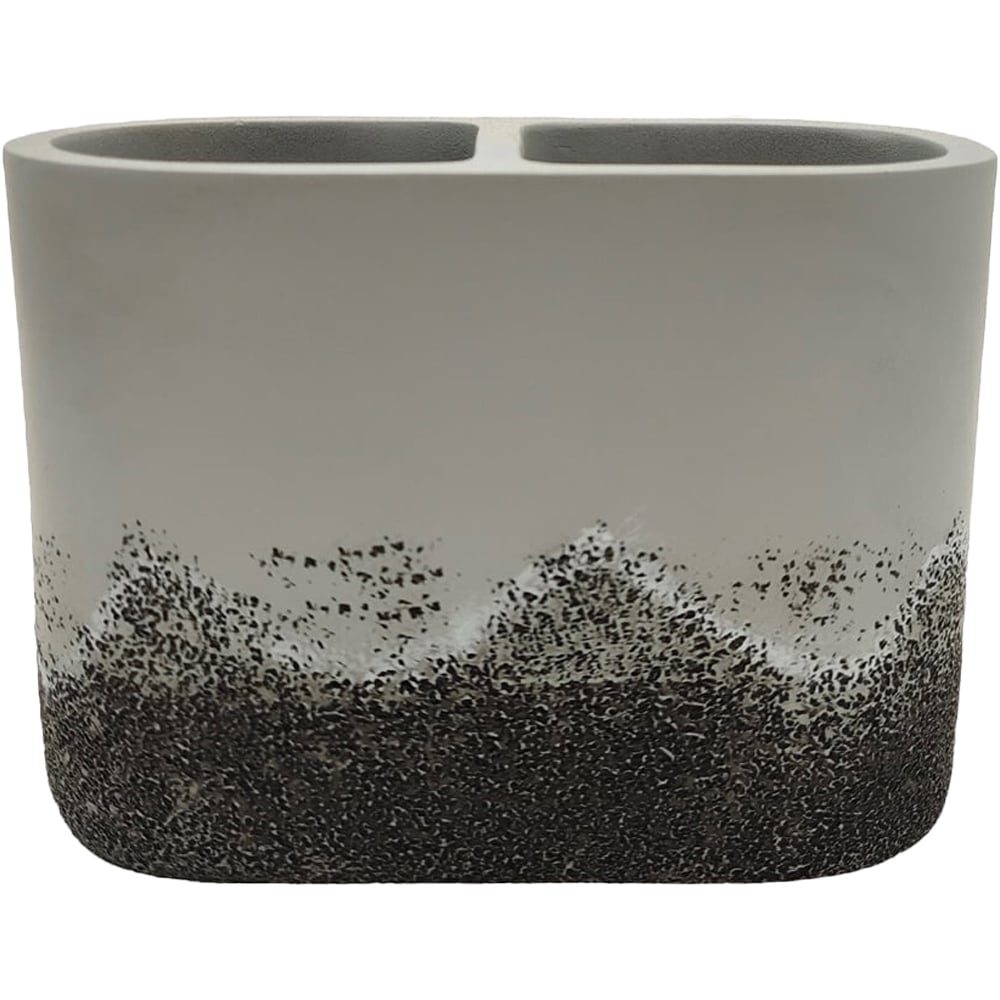Lava Stone Toothbrush Holder - Grey Image 1