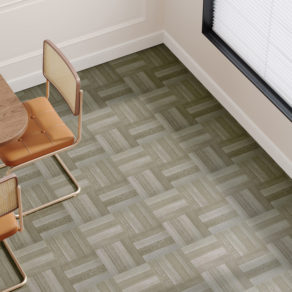 Living and Home Parquet Light Wood Self-Adhesive PVC Flooring Tile 10 Pack Image 7
