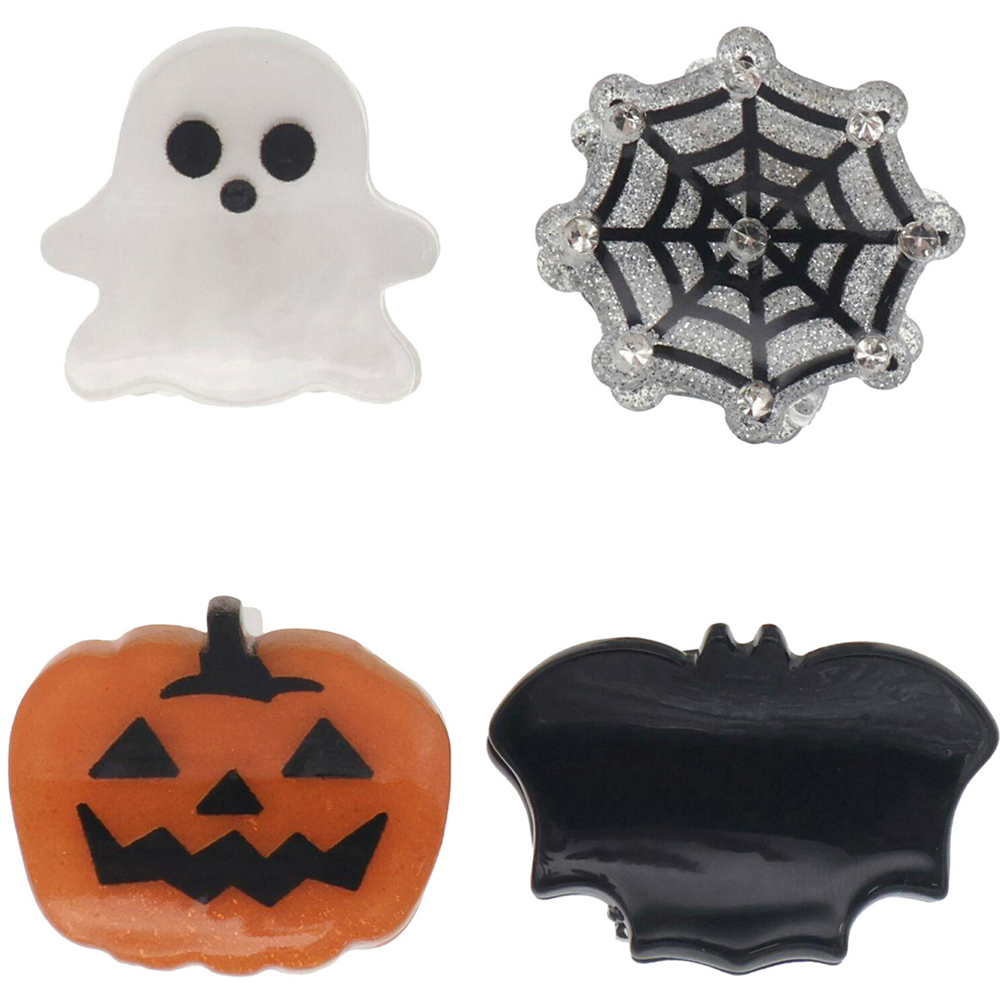 Pack of 4 Halloween Mini Claw Clips Image 2