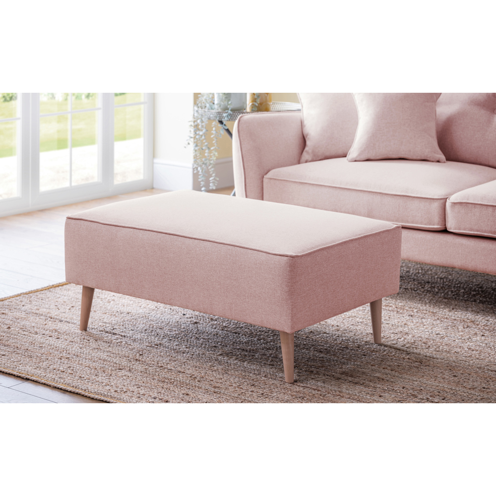 Opry Faro Soft Pink Footstool Image 5