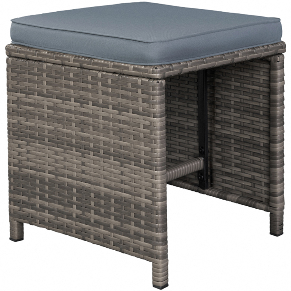 Home Detail Mekong 6 Seater Grey Rattan Garden Dining Set Image 5