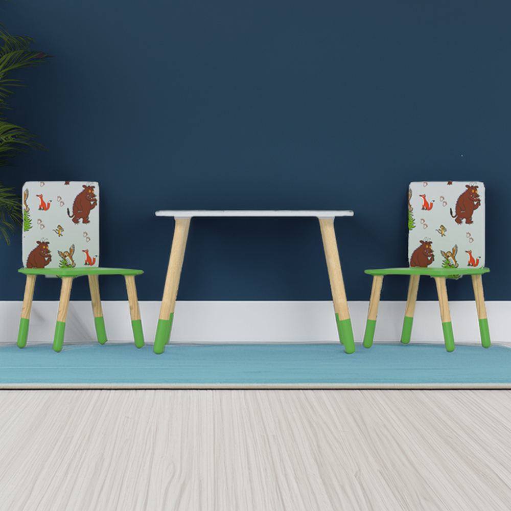 Kudl Kids 2 Seater Gruffalo Pattern Table and Chair Set Image 1