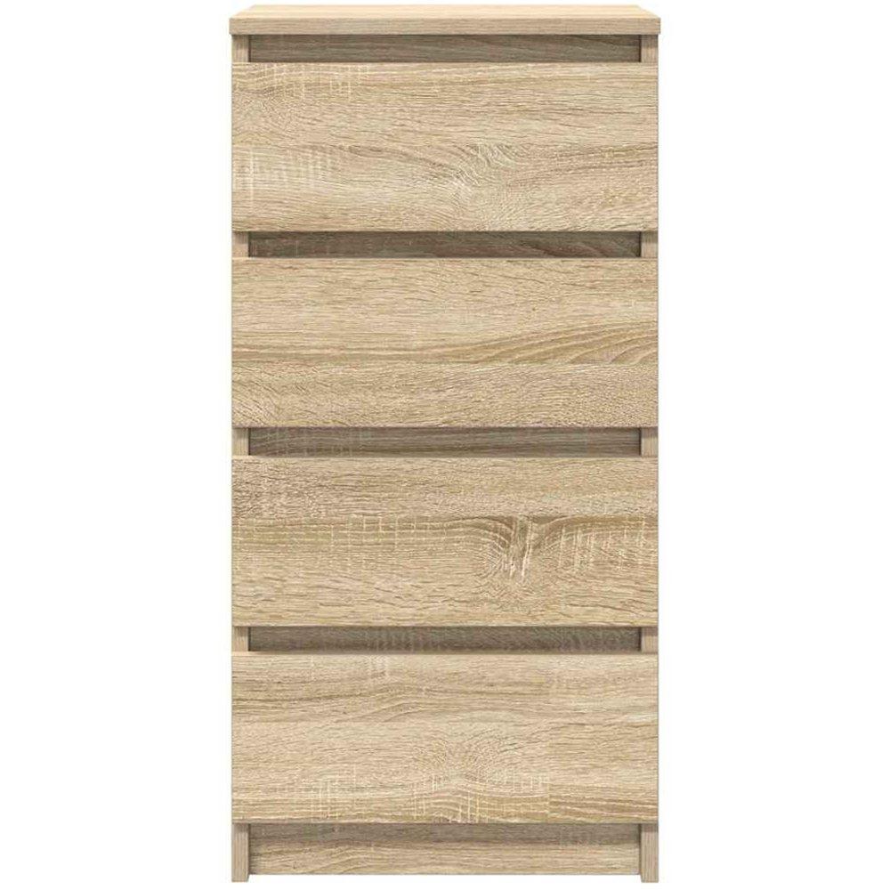 vidaXL 4 Drawer Sonoma Oak Sideboard Image 6