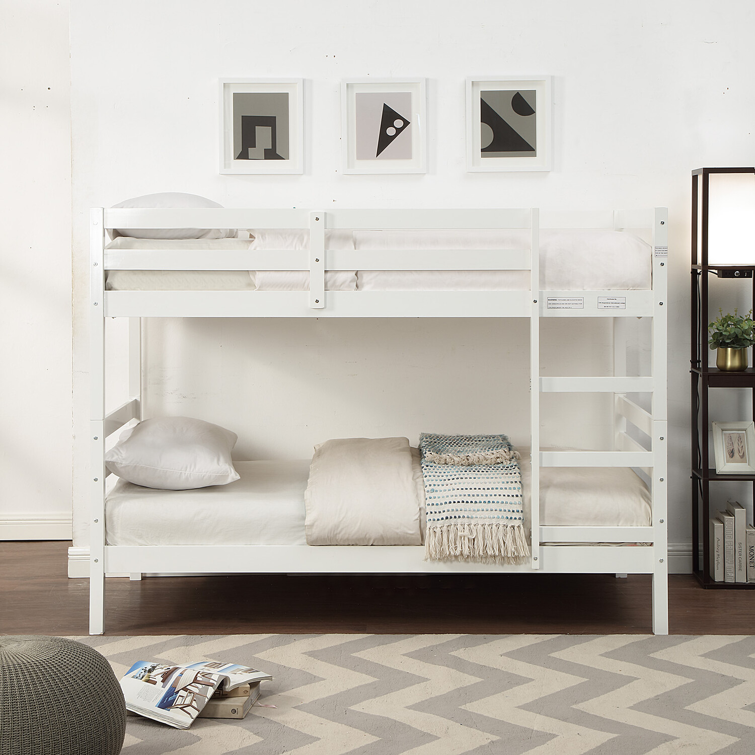 Atlas Bunk Bed - White Image 2