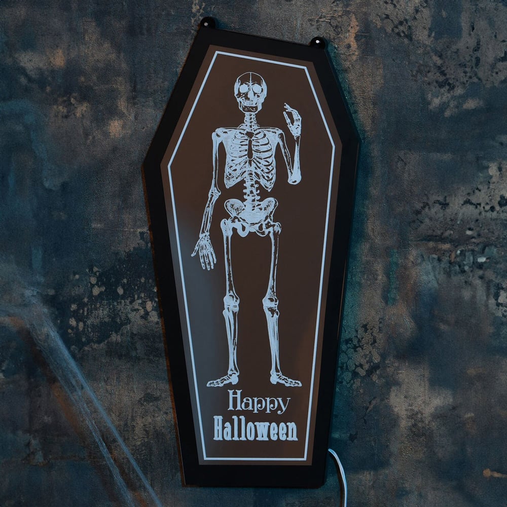 Halloween Coffin Infinity Light Black Image 2