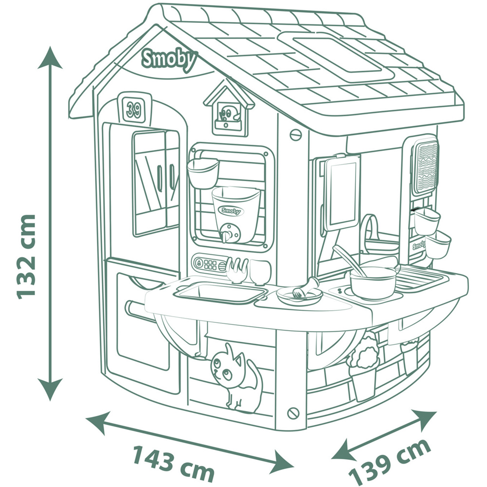 Smoby Life Kids Mud Kitchen Playhouse Image 7