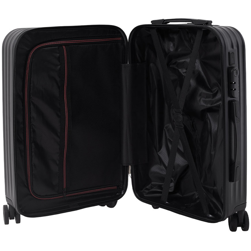 H&O Direct 21 inch Black Hard Shell Luggage Suitcase Image 3