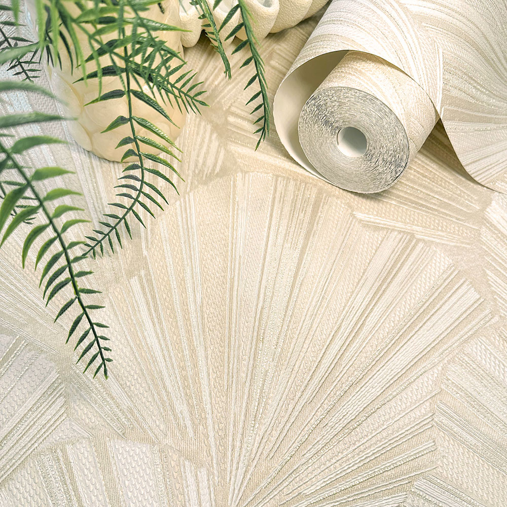 Belgravia Decor Allegra Cream Vinyl Wallpaper Image 4