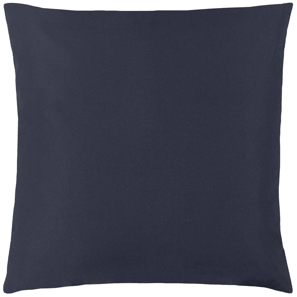 furn. Plain Navy Outdoor Cushion Large Image 1